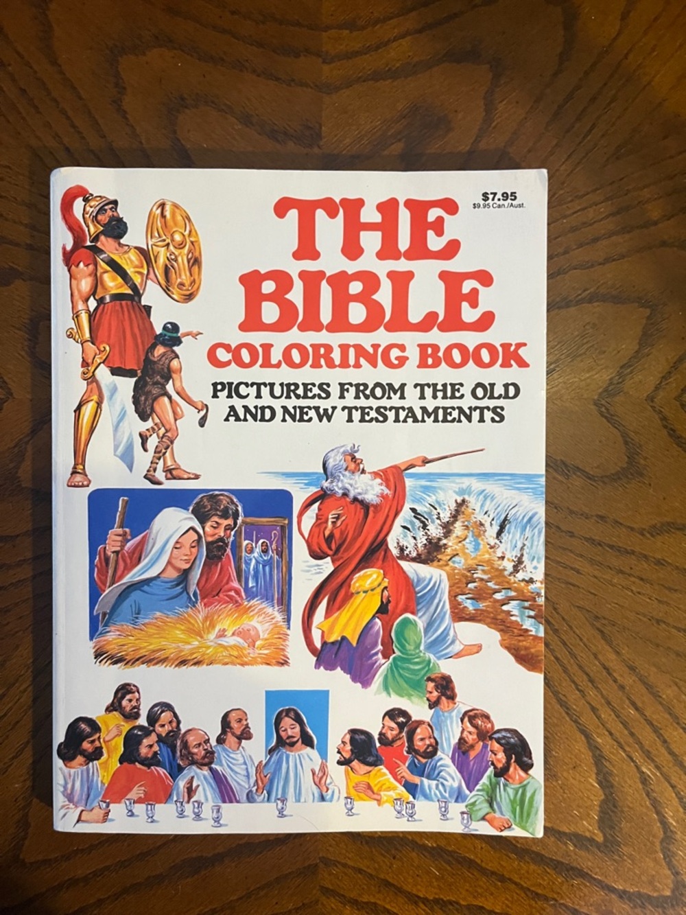Vintage kids book | The Bible Coloring Book | 1991